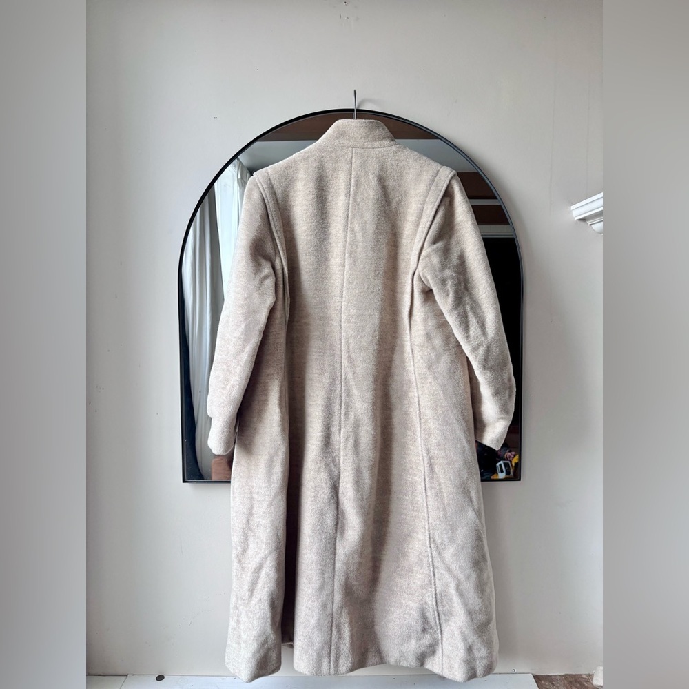 VINTAGE llama wool | A-line overcoat | size medium- large - Picture 4 of 6